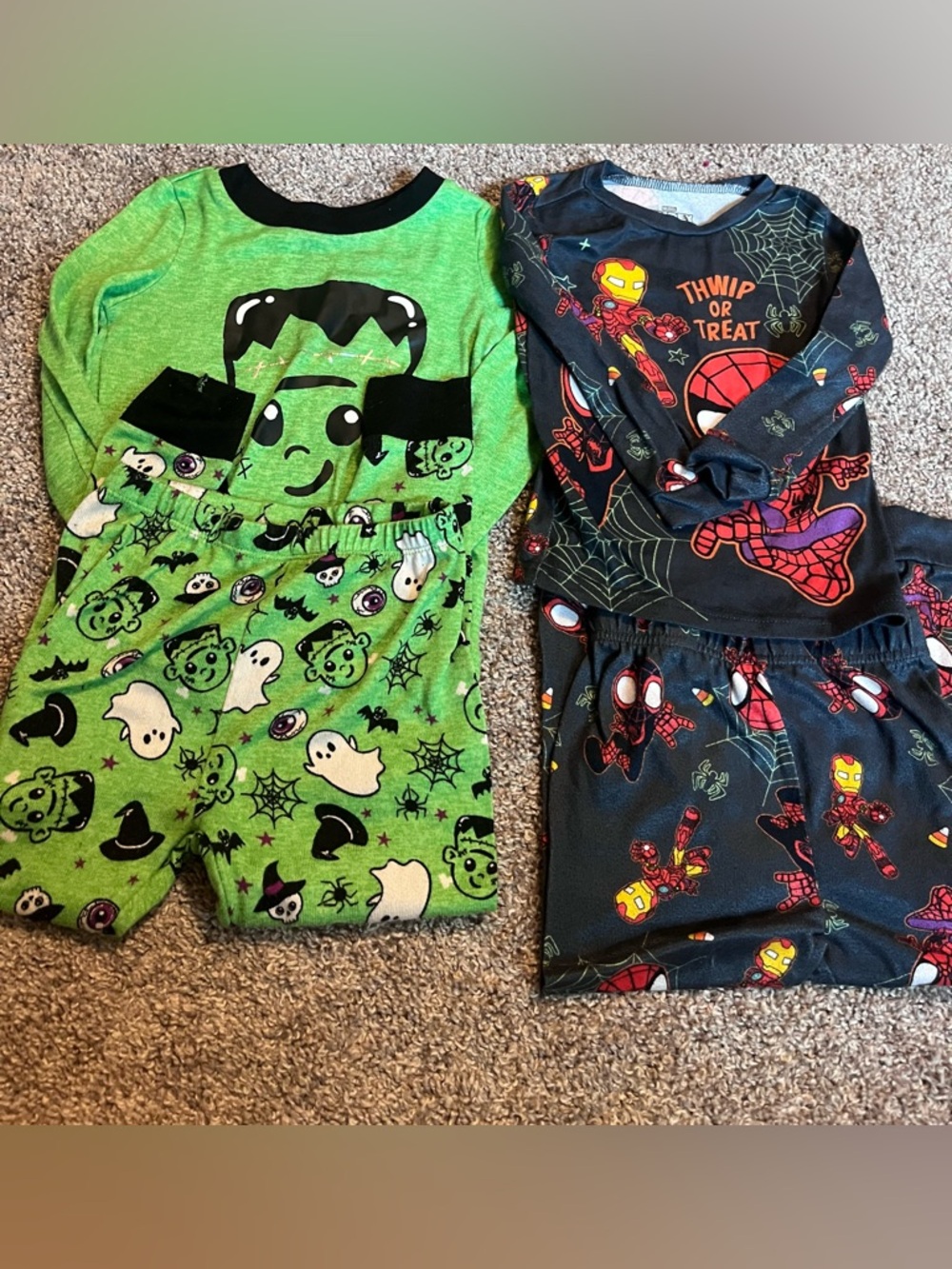 4t boys halloween pajamas